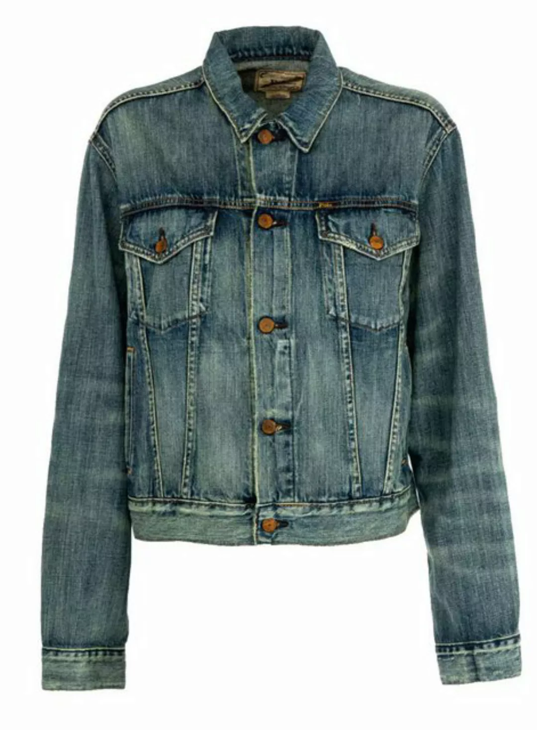 Polo Ralph Lauren Jeansjacke 80s Retro Mexico Denim Cropped Vintage Damen J günstig online kaufen