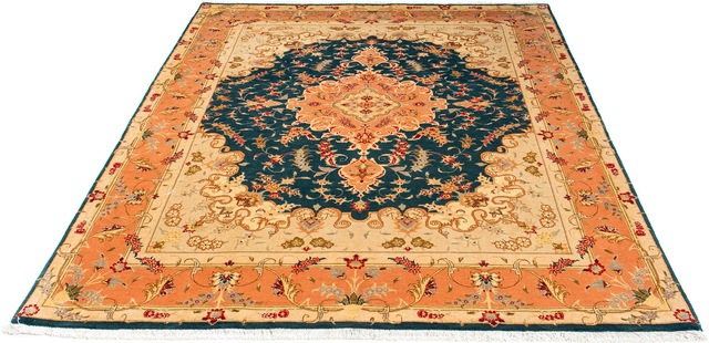 morgenland Orientteppich »Perser - Täbriz - Royal - 202 x 152 cm - dunkelbl günstig online kaufen