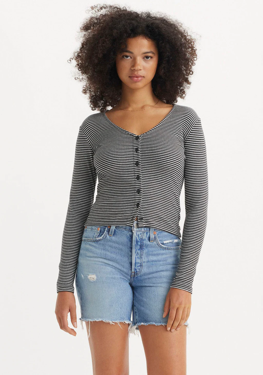 Levis Strickjacke, mit Knopfleiste und in Struktur-Optik günstig online kaufen