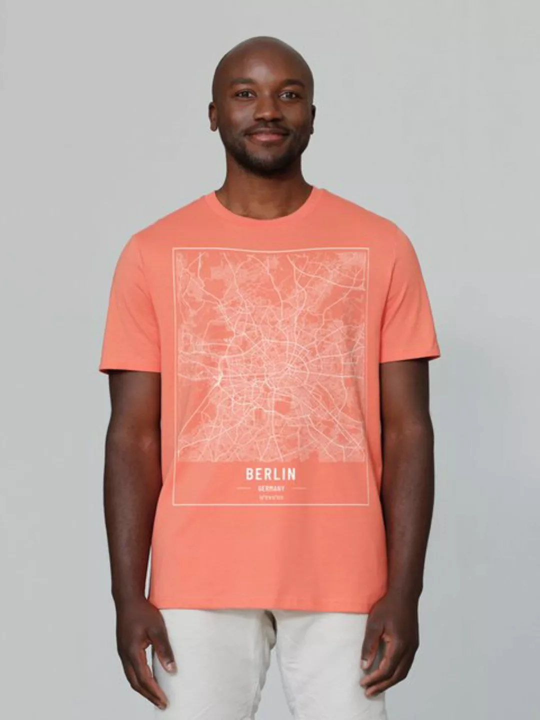 wat? Apparel Print-Shirt City maps Berlin Landkarte (1-tlg) günstig online kaufen