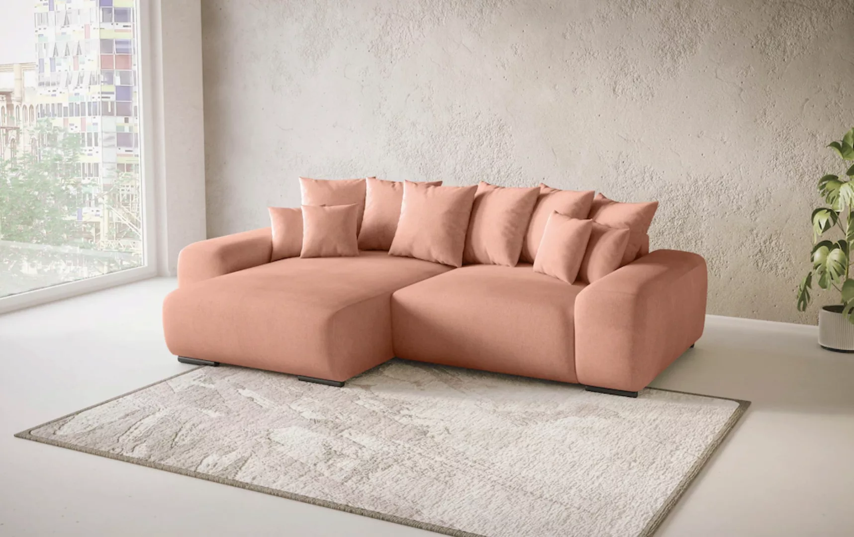 Mr. Couch Ecksofa "Sundance L-Form", Dauerschläfer mit EasyBett-Schlaffunkt günstig online kaufen