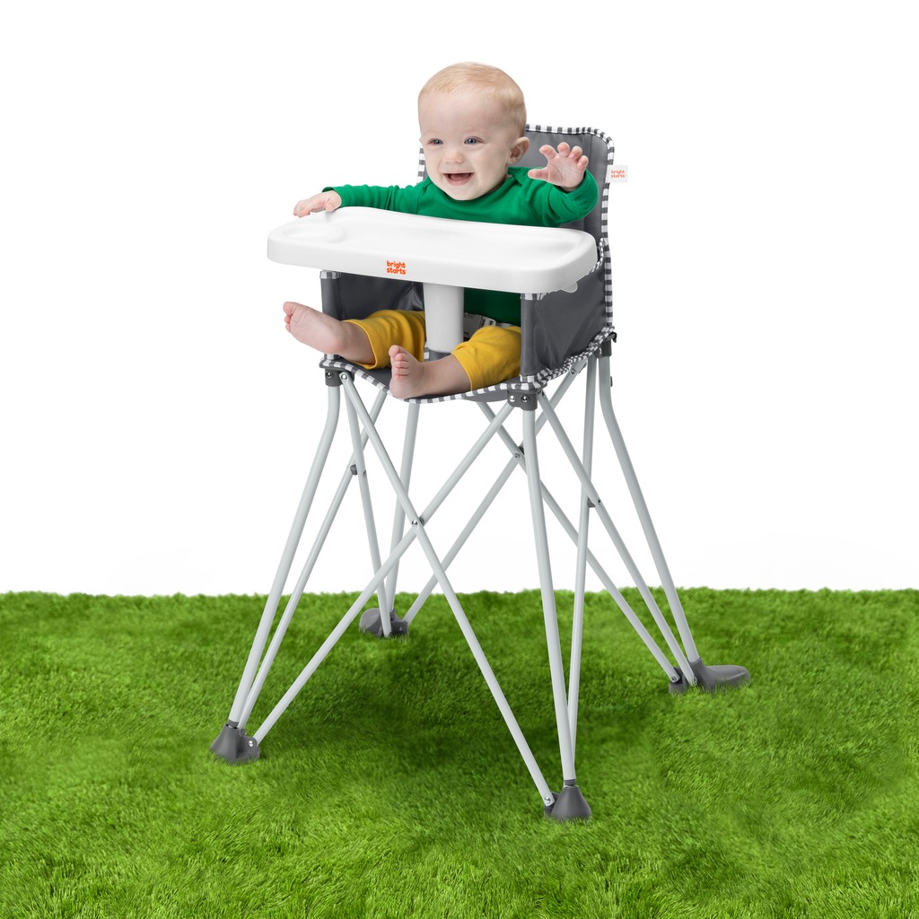 ingenuity Hochstuhl »Pop ‘N Dine Portable High Chair - Grau«, ideal für Unt günstig online kaufen