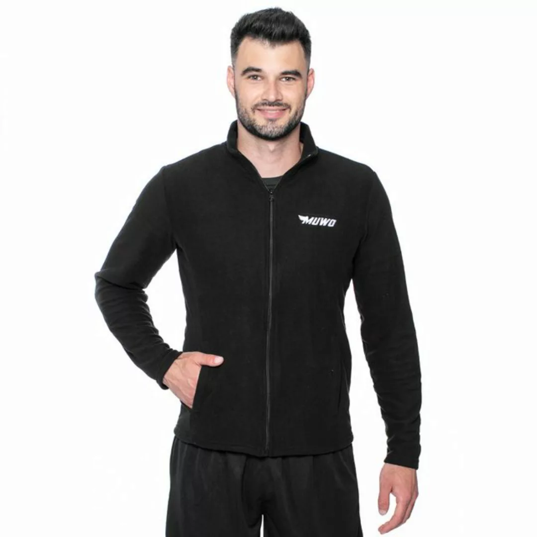 MUWO Fleecejacke S MW-1, MUWO "Acotango" Herren Fleecejacke schwarz günstig online kaufen