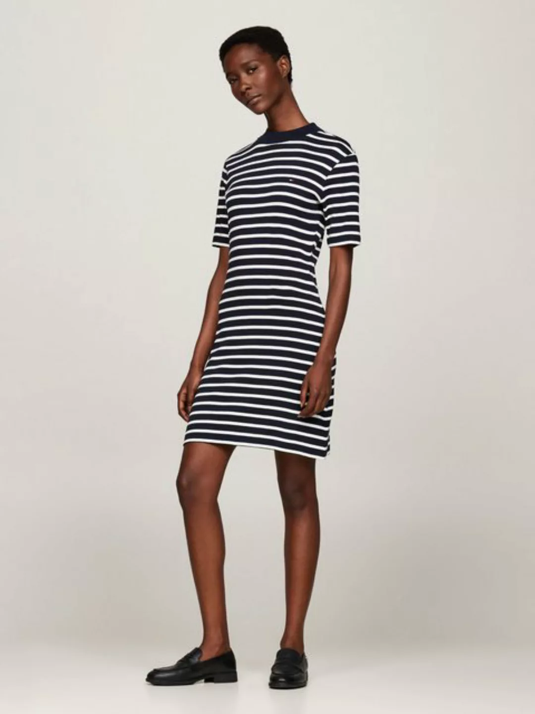 Tommy Hilfiger Shirtkleid "SLIM CODY MOCK-NK DRESS", mit Mock-neck günstig online kaufen