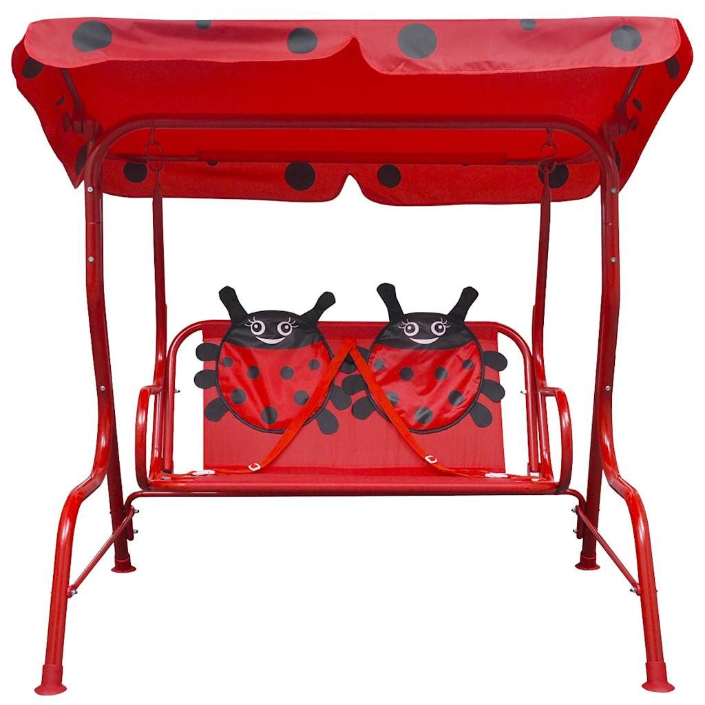 vidaXL Hollywoodschaukel Kinder-Hollywoodschaukel Rot, 1 tlg. günstig online kaufen