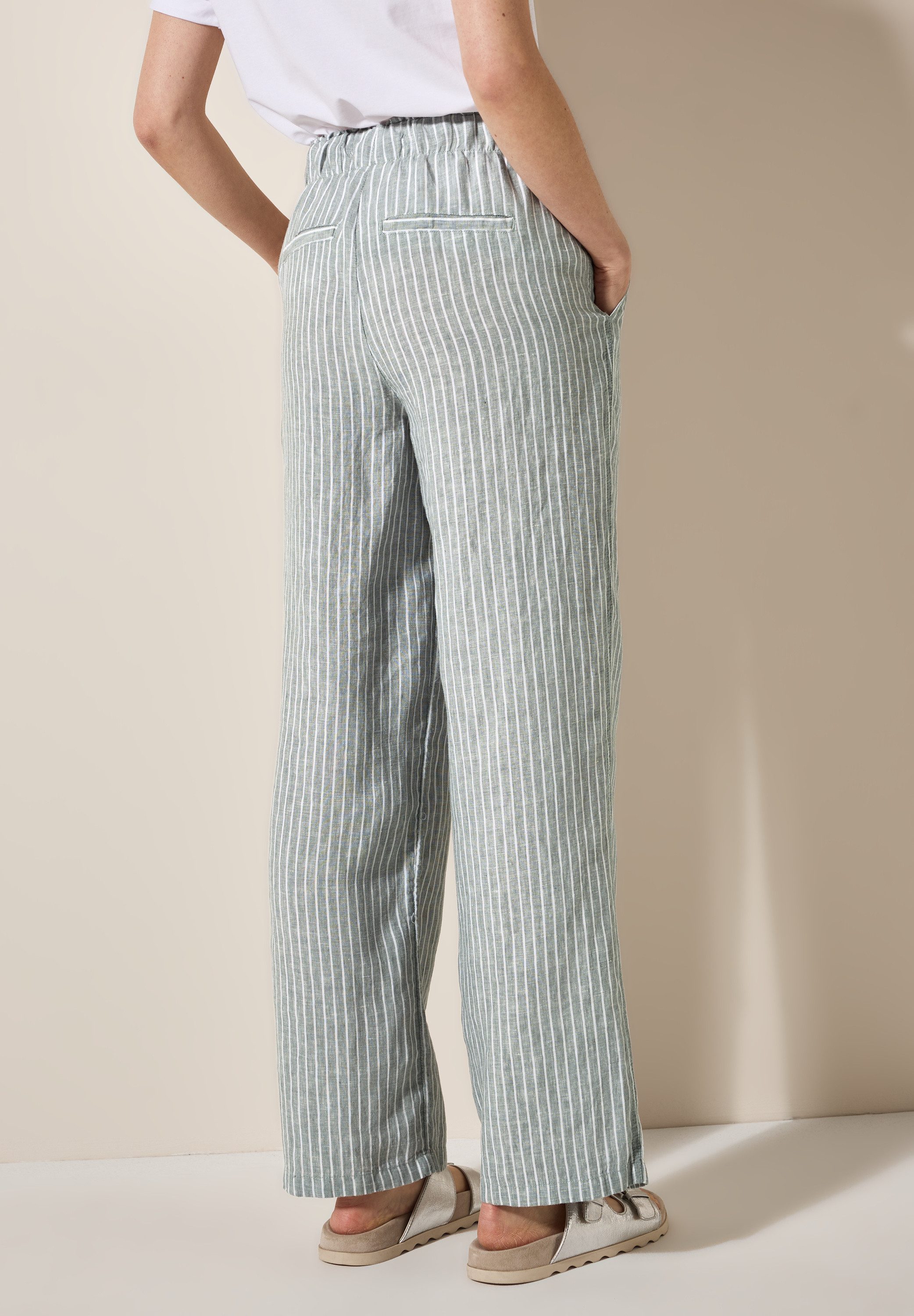 Cecil Stoffhose, High Waist günstig online kaufen