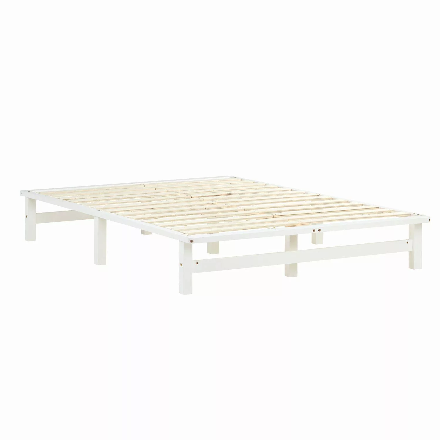 Homestyle4u Holzbett 90/100/140x200 Palettenbett Massivholzbett Futonbett günstig online kaufen
