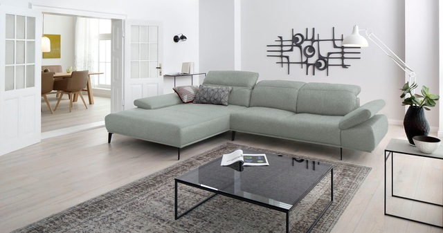 W.SCHILLIG Ecksofa "levi, Designsofa, elegant und zeitlos, bequem, L-Form", günstig online kaufen