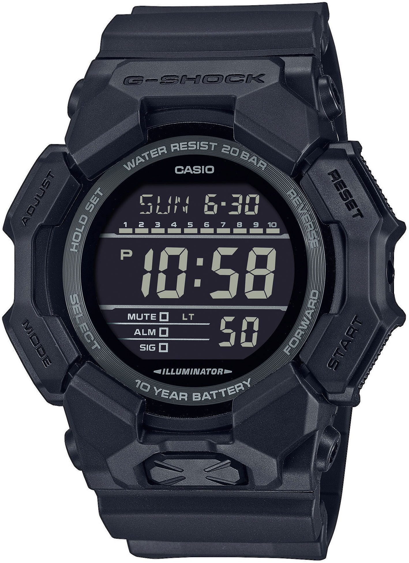 CASIO G-SHOCK Chronograph GD-010-1A1ER, Quarzuhr, Armbanduhr, günstig online kaufen