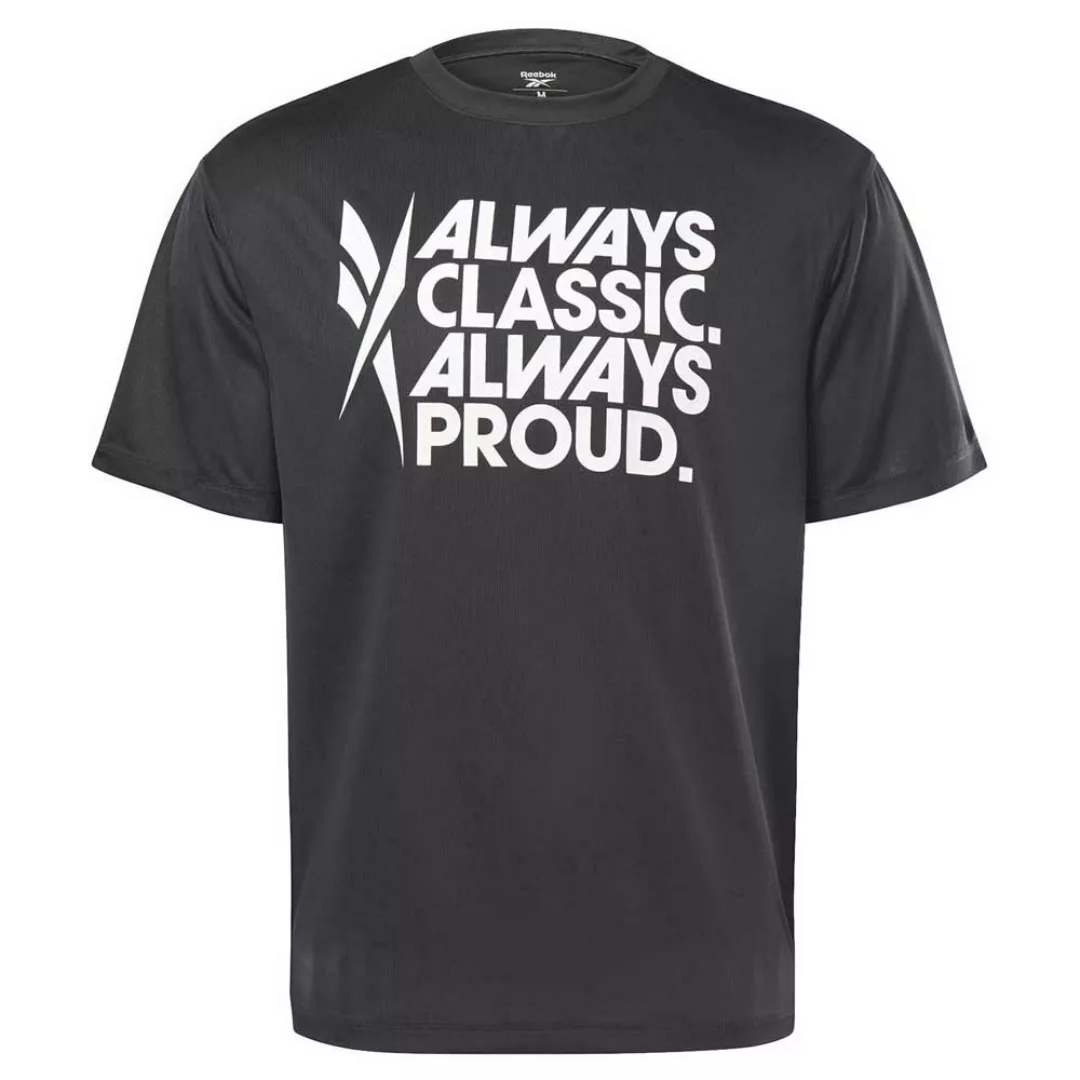 Reebok Pride Unisex Kurzärmeliges T-shirt 2XL Black günstig online kaufen