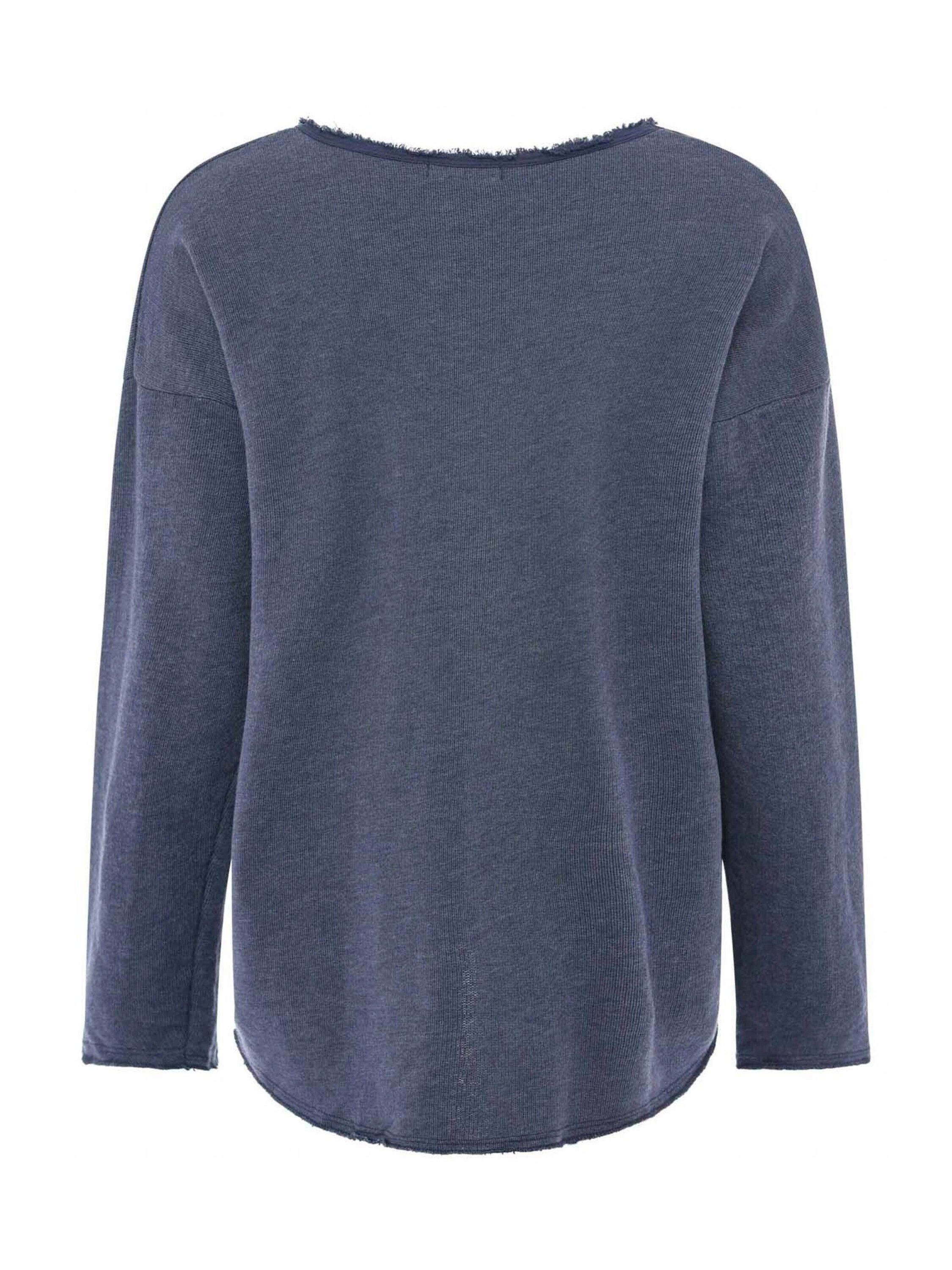 Zwillingsherz Sweatshirt Positive Mind (1-tlg) Fransen günstig online kaufen