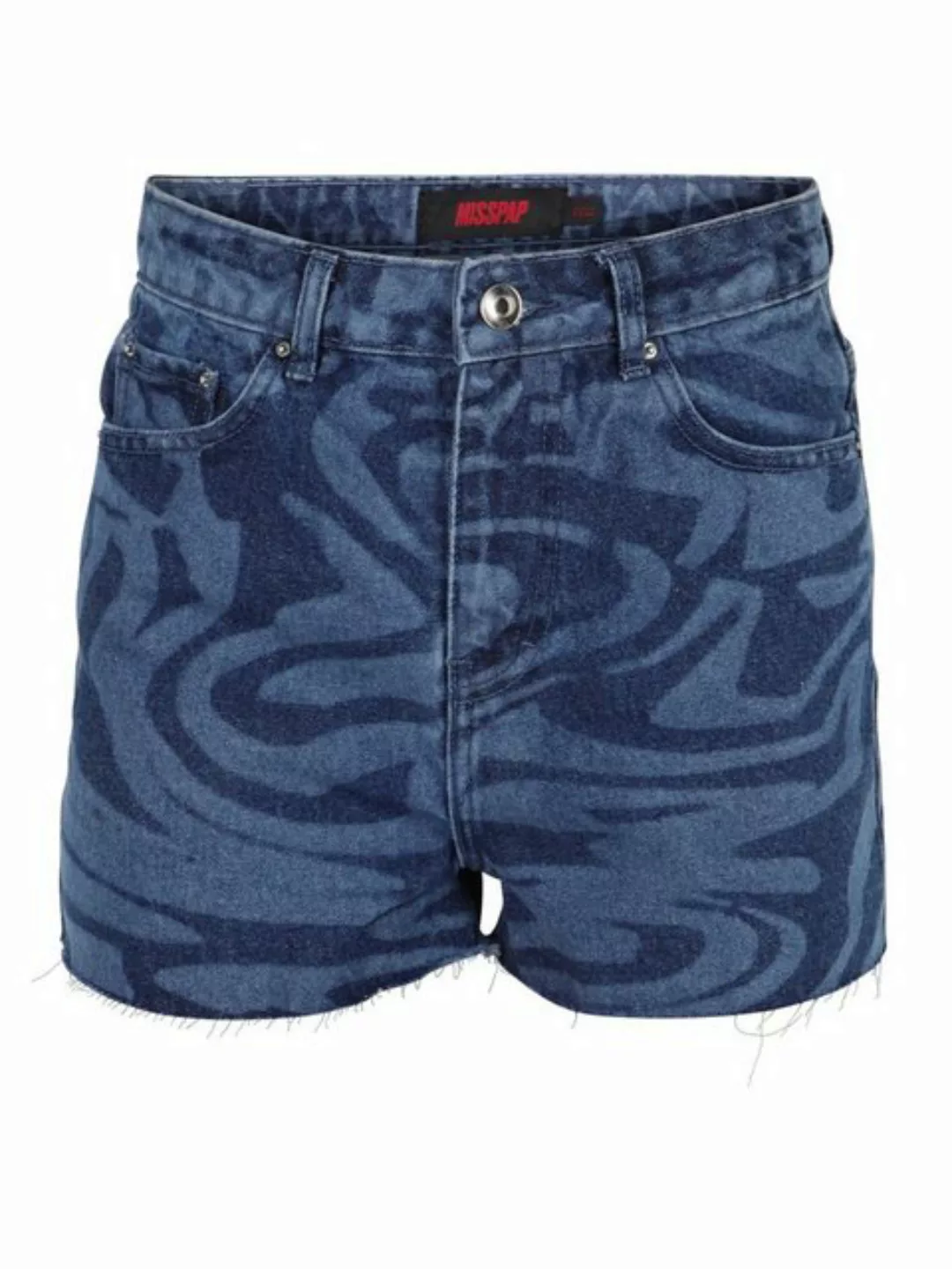 Misspap Jeansshorts Marble (1-tlg) Fransen günstig online kaufen