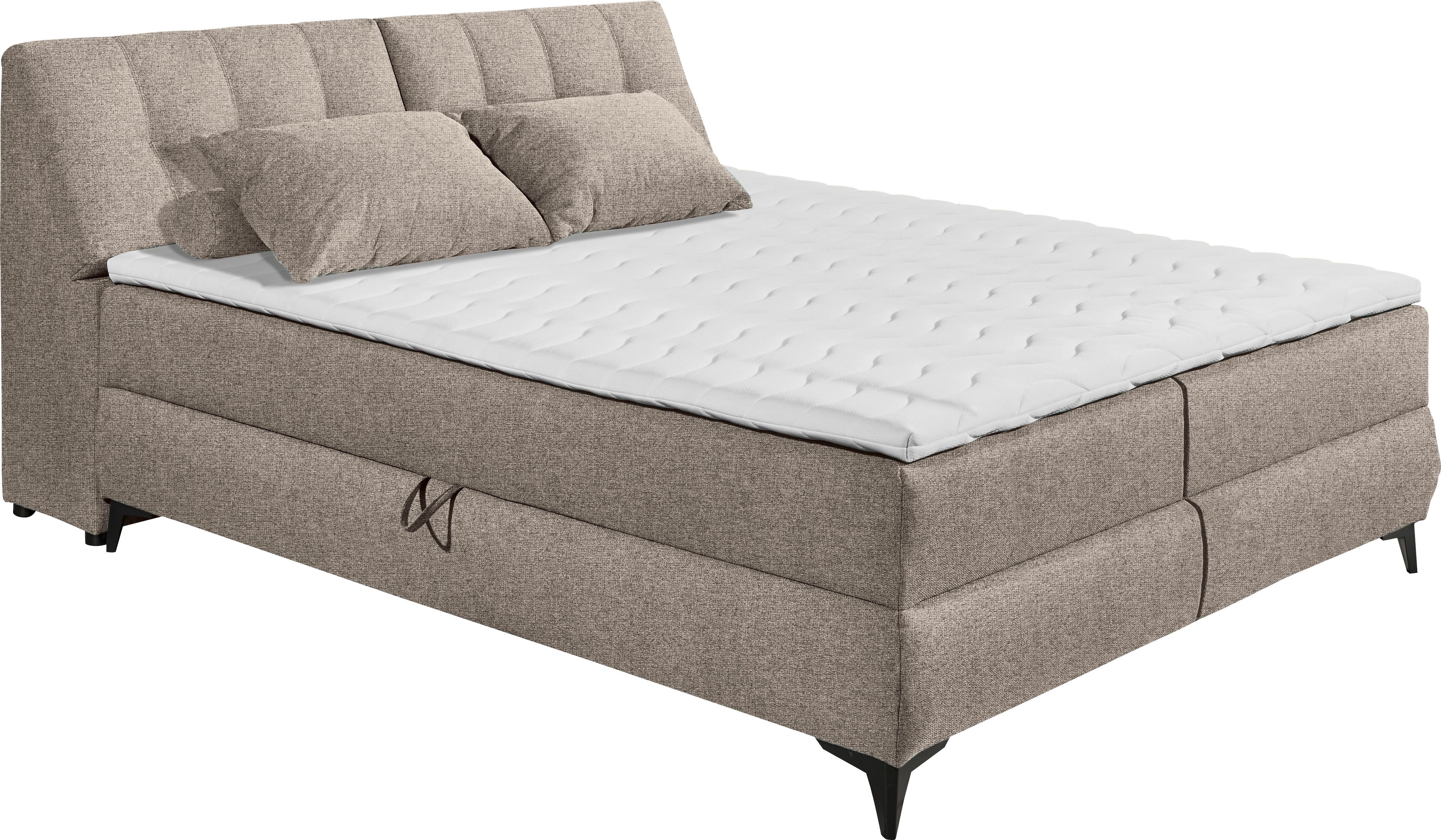ED EXCITING DESIGN Boxbett "Atlantis", mit Bettkasten und Stauraum im Kopft günstig online kaufen
