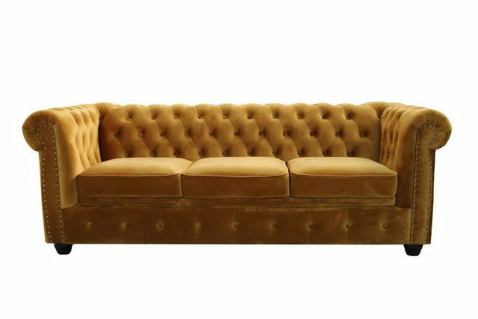 Xlmoebel Sofa Chesterfield 3-Sitzer Schlafsofa für das Büro Sofas Couchen D günstig online kaufen