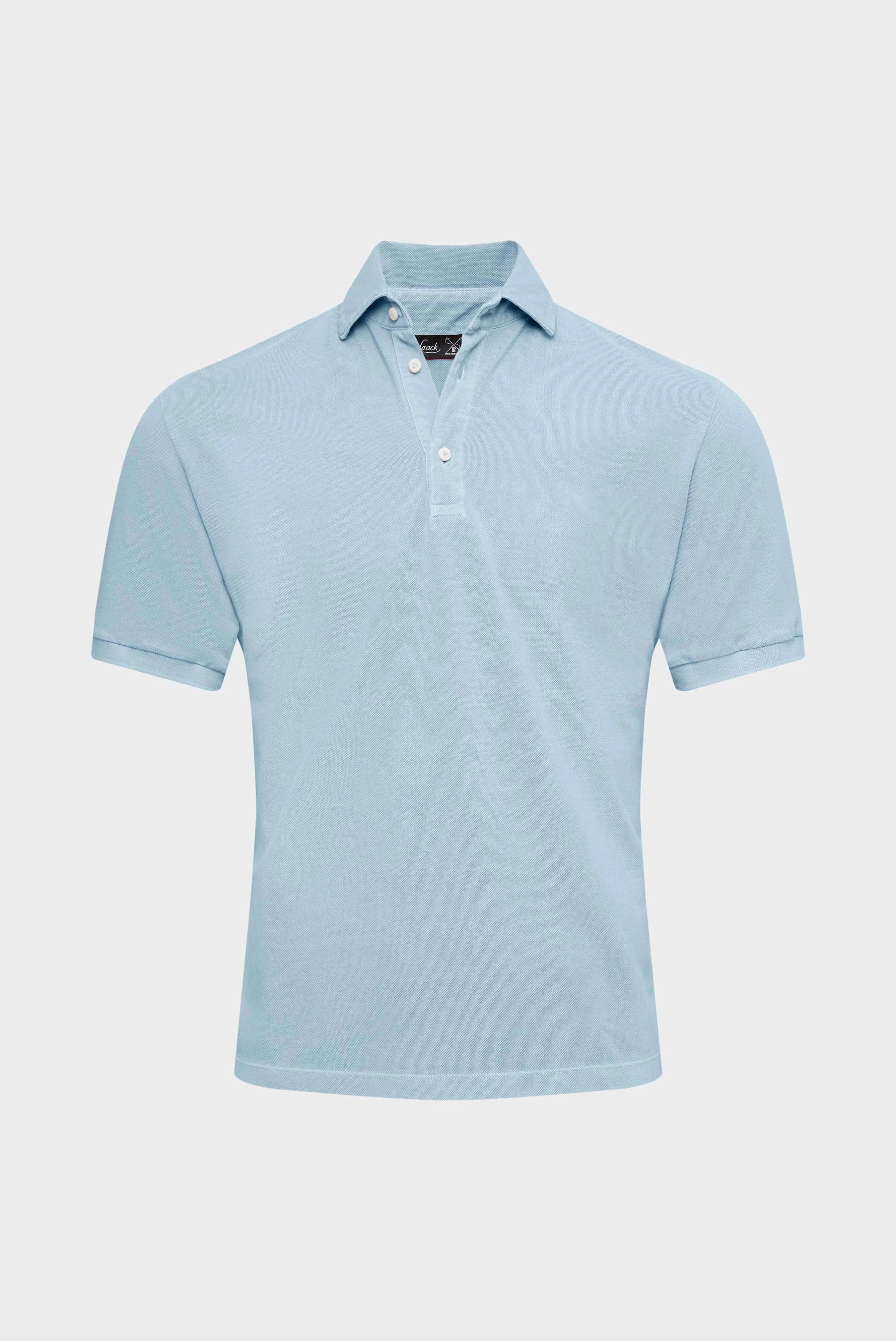 Garment dyed Piqué Poloshirt günstig online kaufen