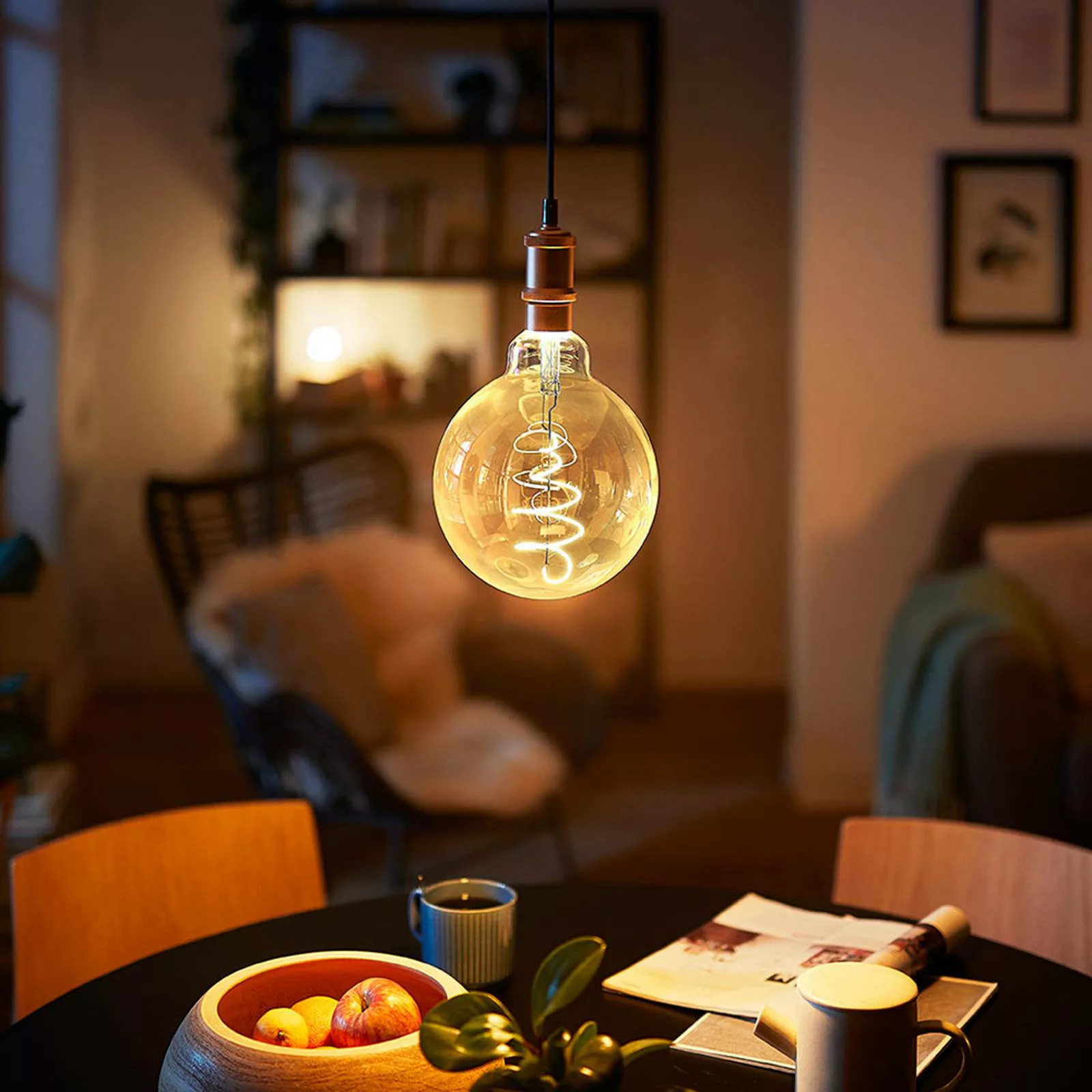 Philips E27 Giant LED-Globelampe 7W gold dimmbar günstig online kaufen