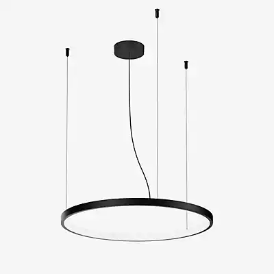 Wever & Ducré Kujo 2.0 Pendelleuchte LED, schwarz matt günstig online kaufen