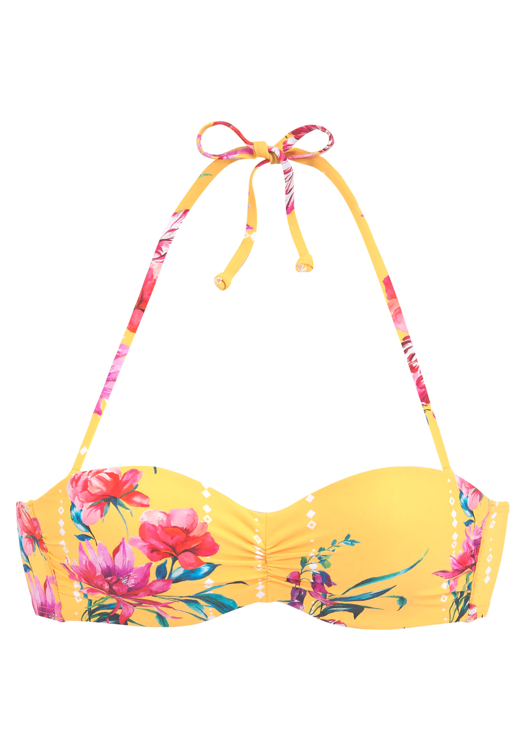 Sunseeker Bügel-Bandeau-Bikini-Top "Modern", mit Blumenprint günstig online kaufen