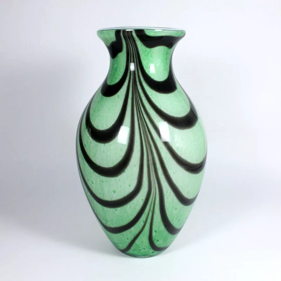 Glasvase Green Jungle Murano 30cm günstig online kaufen