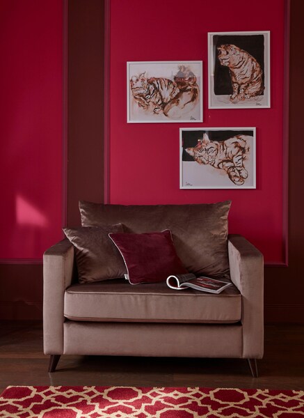 Home affaire Loveseat "Renesse", lose Kissen, Keder an Sitzkissen günstig online kaufen