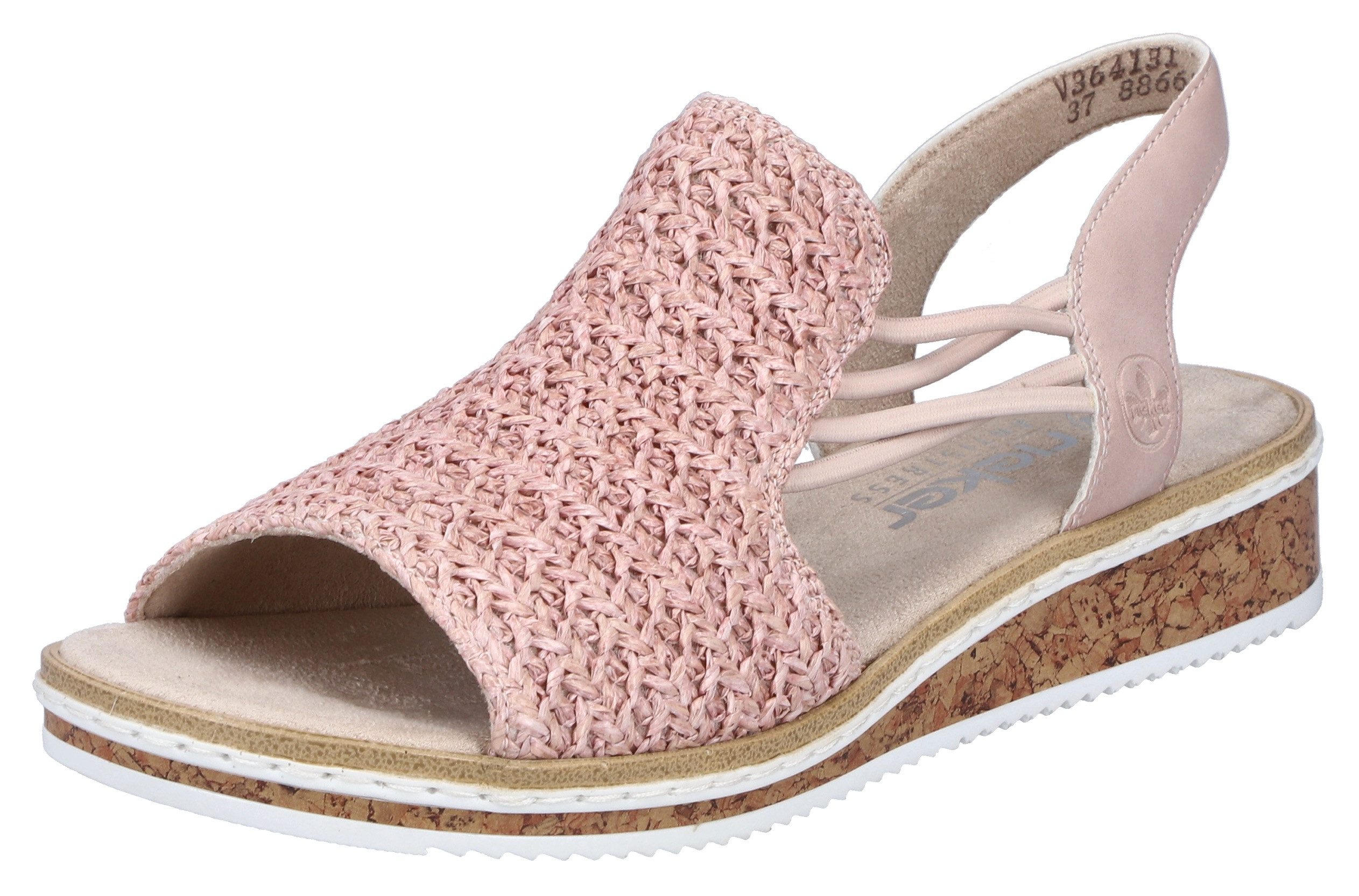 Rieker Sandale Sommerschuh, Sandalette, Keilabsatz, mit günstig online kaufen