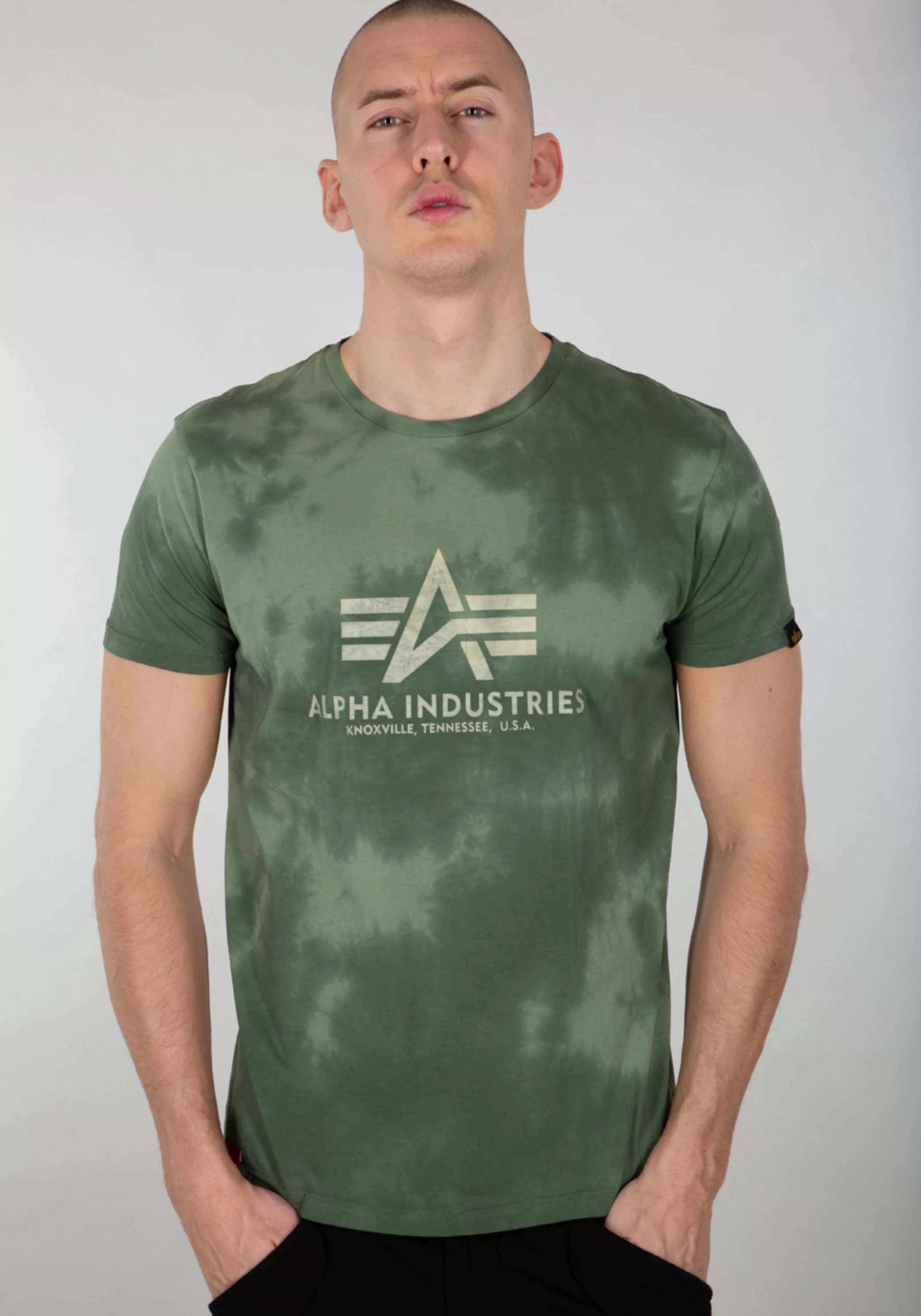 Alpha Industries T-Shirt "Alpha Industries Men - T-Shirts Basic T Batik" günstig online kaufen