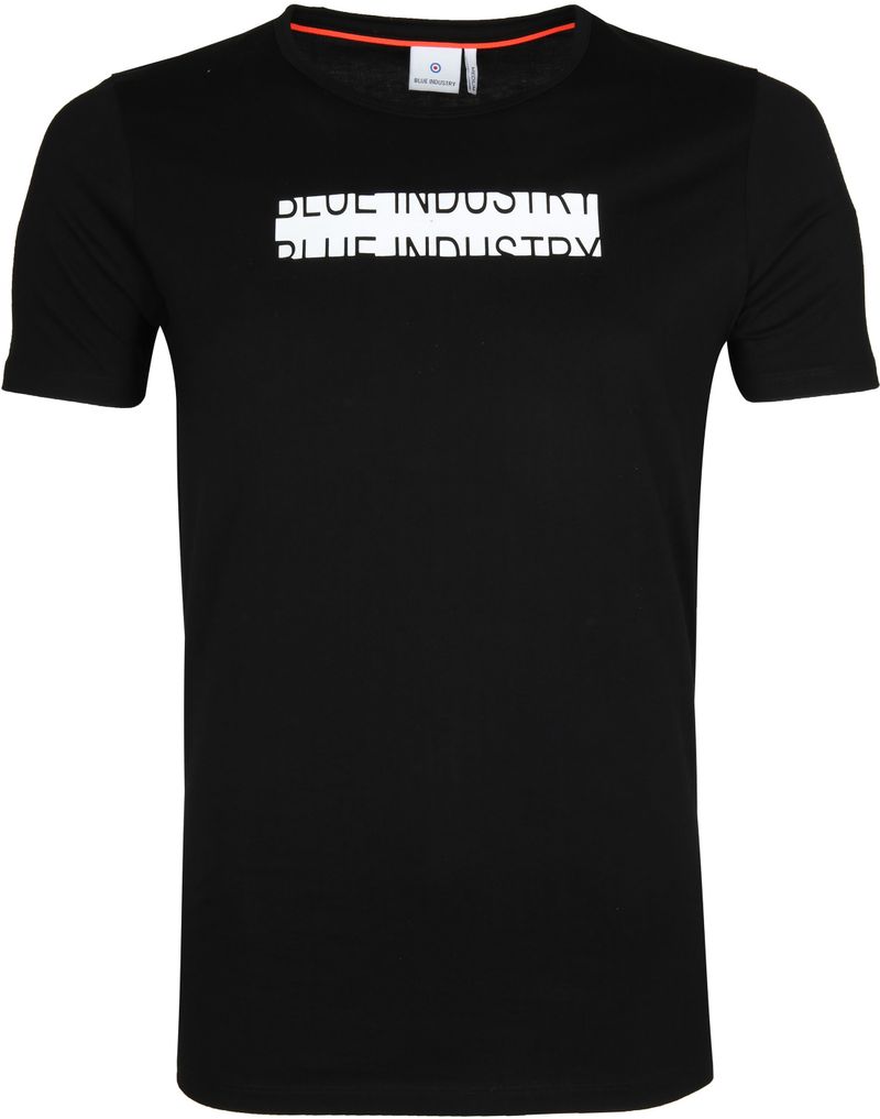 Blue Industry T-Shirt Logo Schwarz - Größe S günstig online kaufen