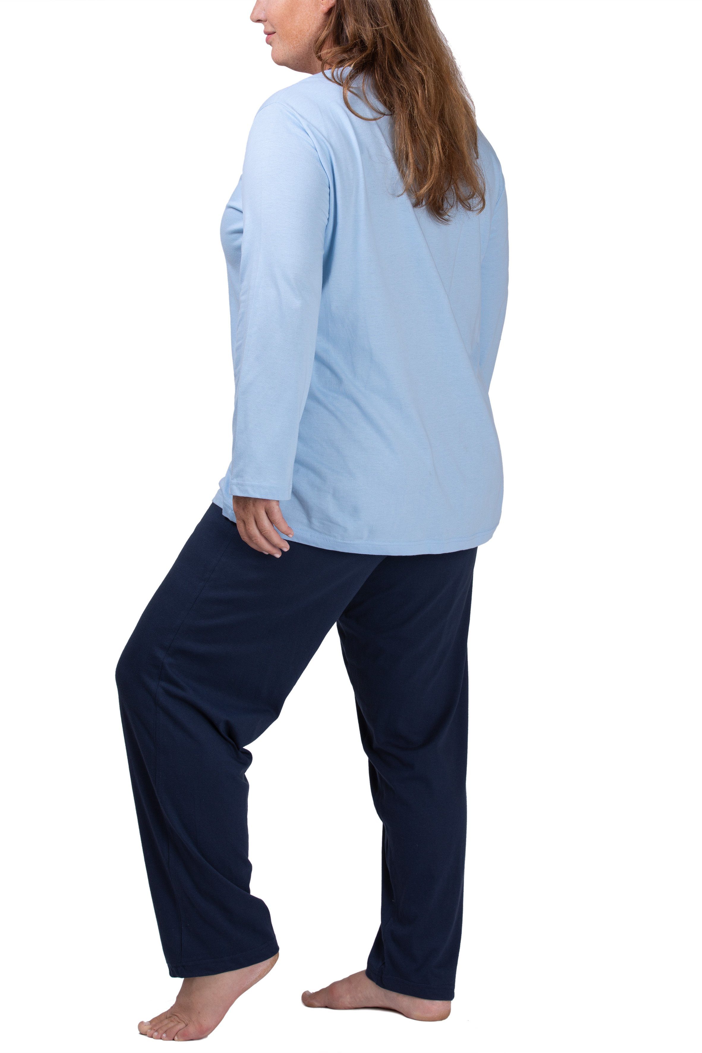 Moonline Pyjama Pyjama in großen Größen günstig online kaufen