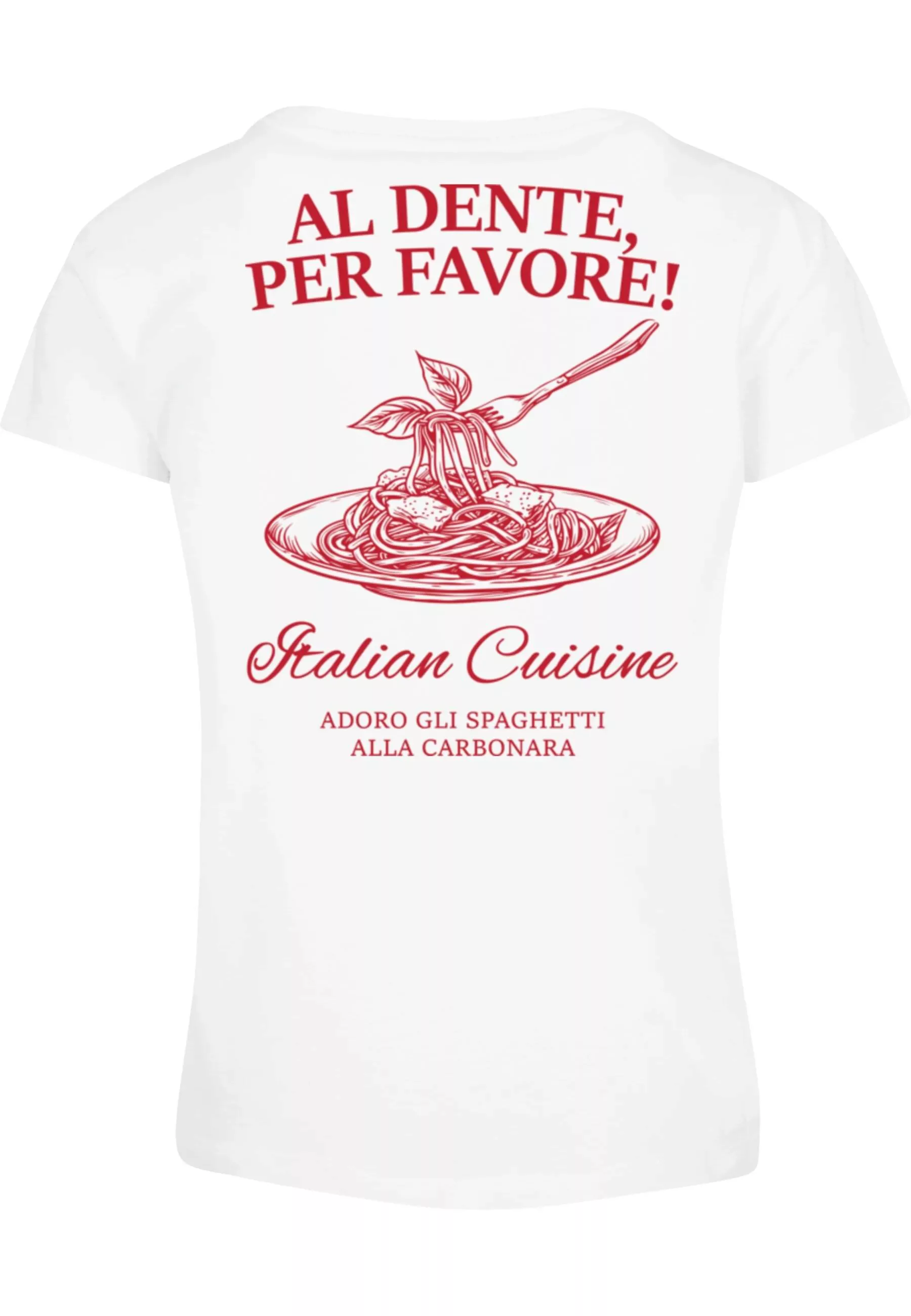 Merchcode T-Shirt "Merchcode Ladies Al Dente Per Favore Tee" günstig online kaufen