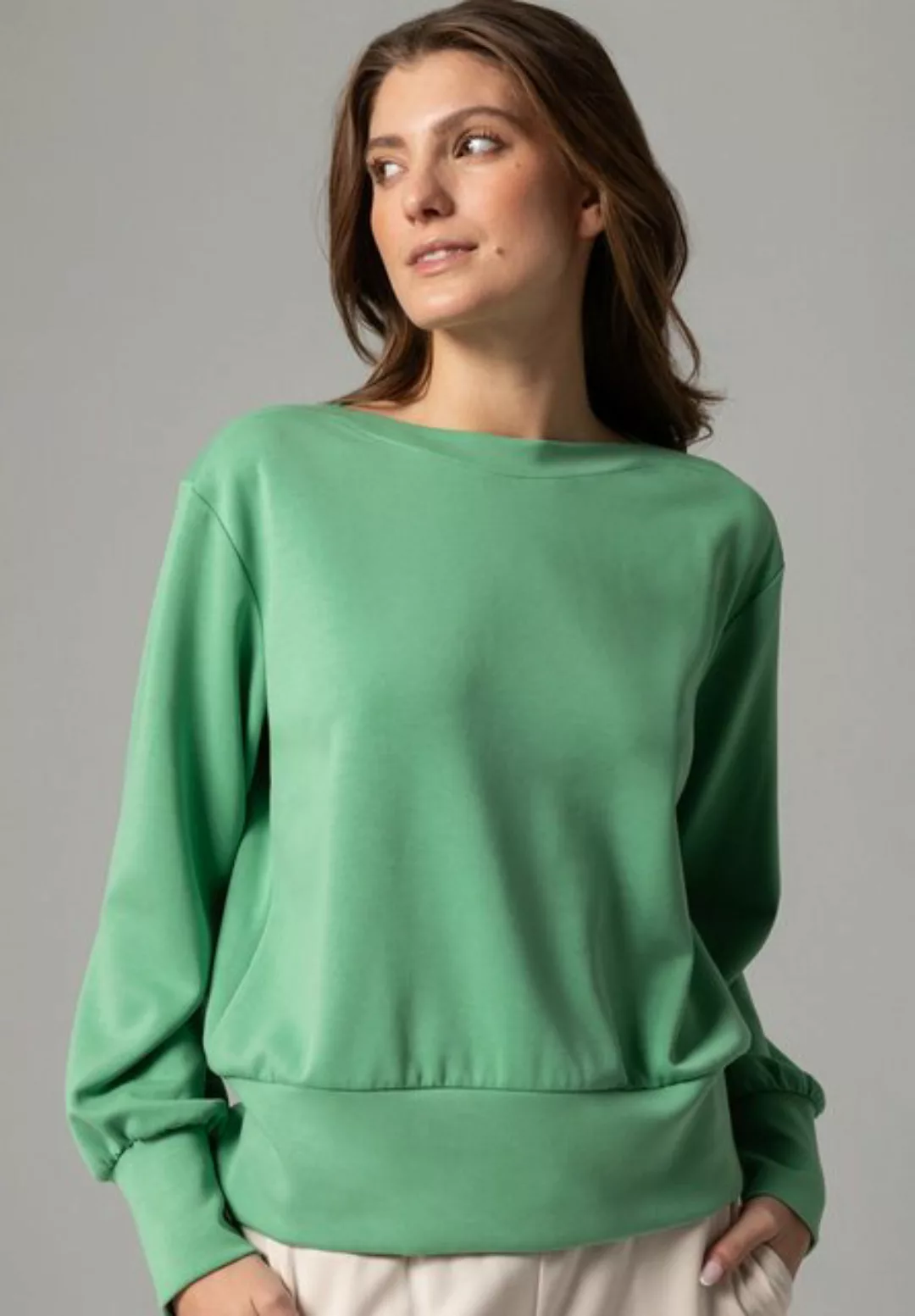 Sweatshirt, soft warm green, Frühjahrs-Kollektion günstig online kaufen