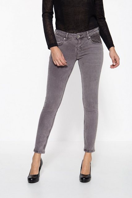 ATT Jeans 5-Pocket-Jeans Leoni mit Lochstickerei am Tascheneingriff günstig online kaufen
