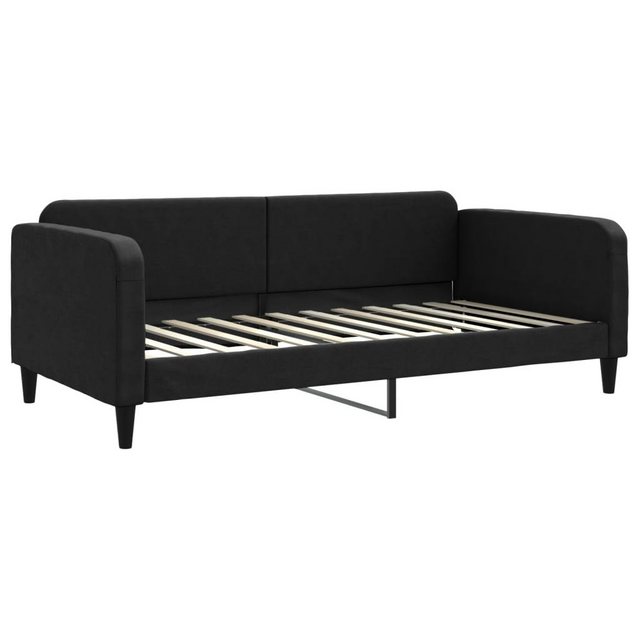 vidaXL Gästebett Tagesbett Schwarz 100x200 cm Stoff Gästebett Gästecouch Gä günstig online kaufen