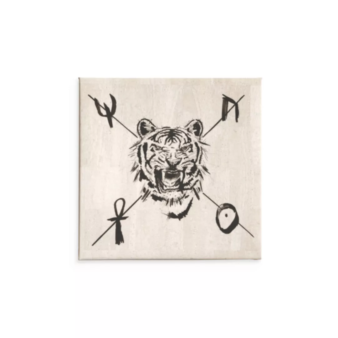 Kunstdruck Wanddekoration Wandbilder Aus Kork "Mystic Tiger" günstig online kaufen