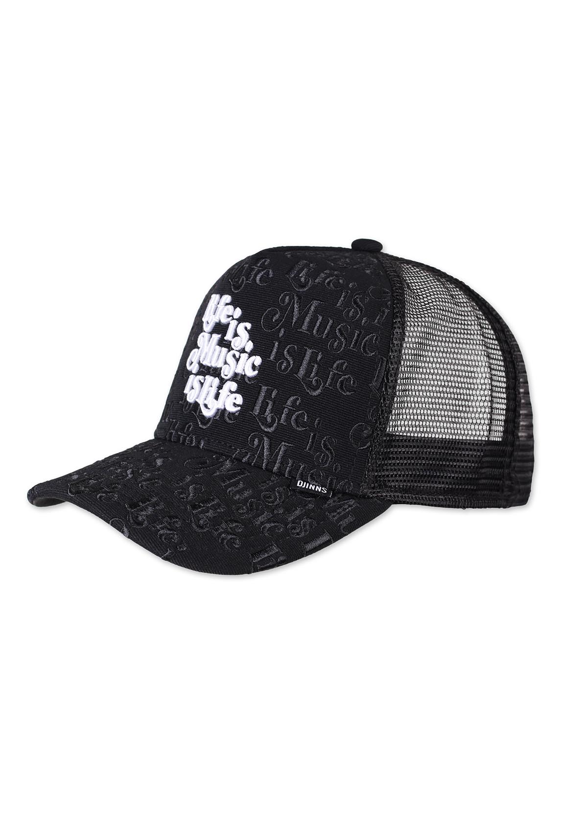 Djinns Trucker Cap HFT IOI MUSIC IS LIFE Black Schwarz günstig online kaufen