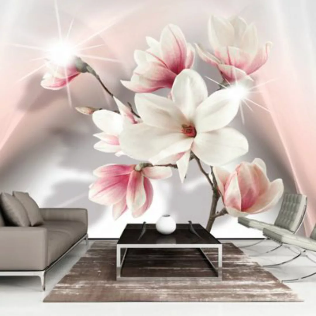 artgeist Fototapete White Magnolias II mehrfarbig Gr. 500 x 280 günstig online kaufen