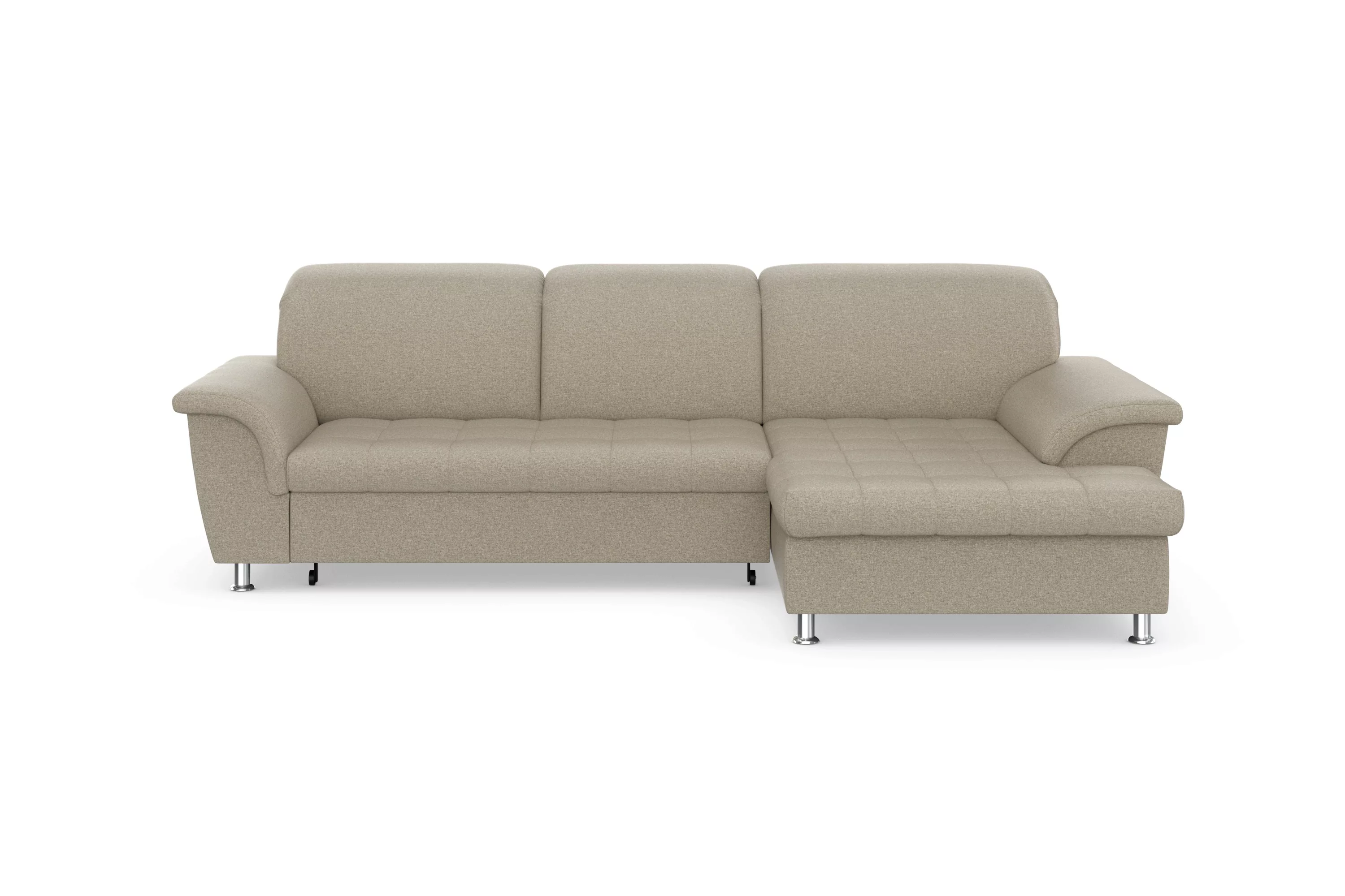 DOMO collection Ecksofa Franzi Steppung im Sitzbereich B7T/H: 278/162/80 cm günstig online kaufen