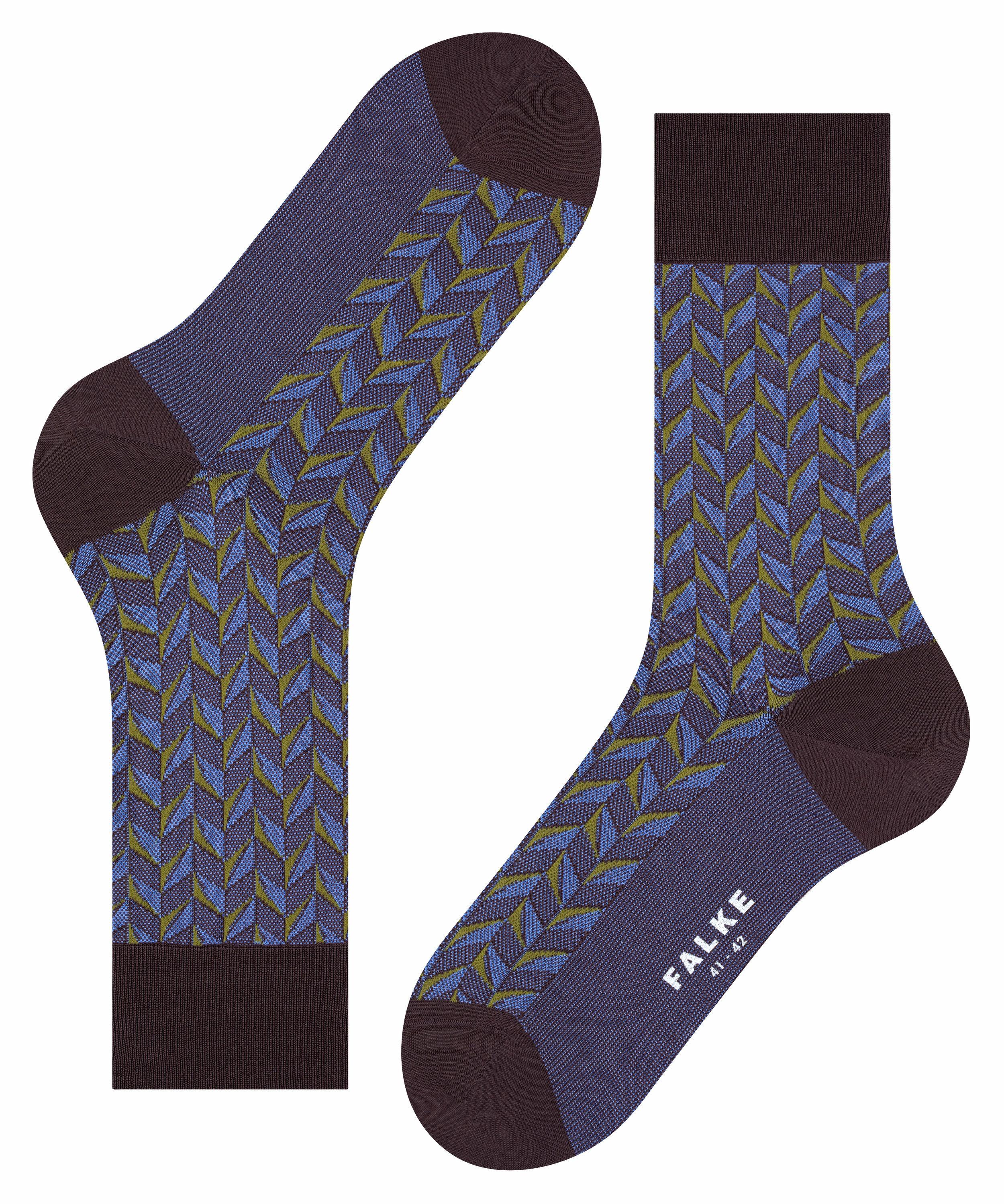 FALKE Capital Rhythm Herren Socken, 41-42, Lila, Jacquard, Baumwolle, 12460 günstig online kaufen