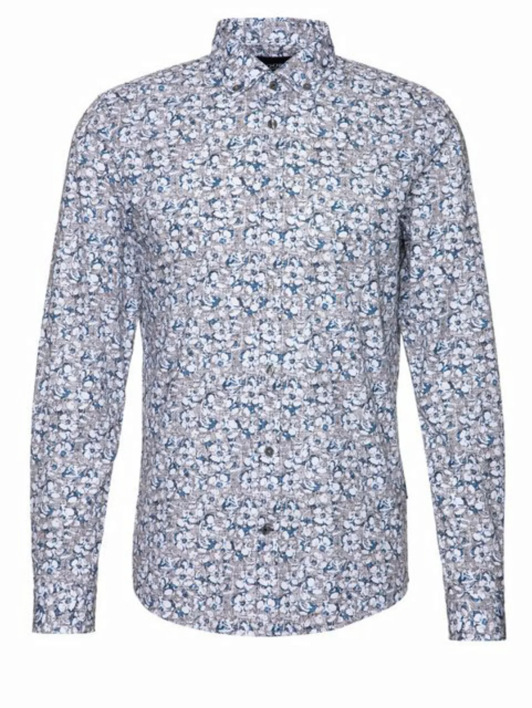 Joop Jeans Langarmhemd Hanson mit trendigem Blumenprint günstig online kaufen