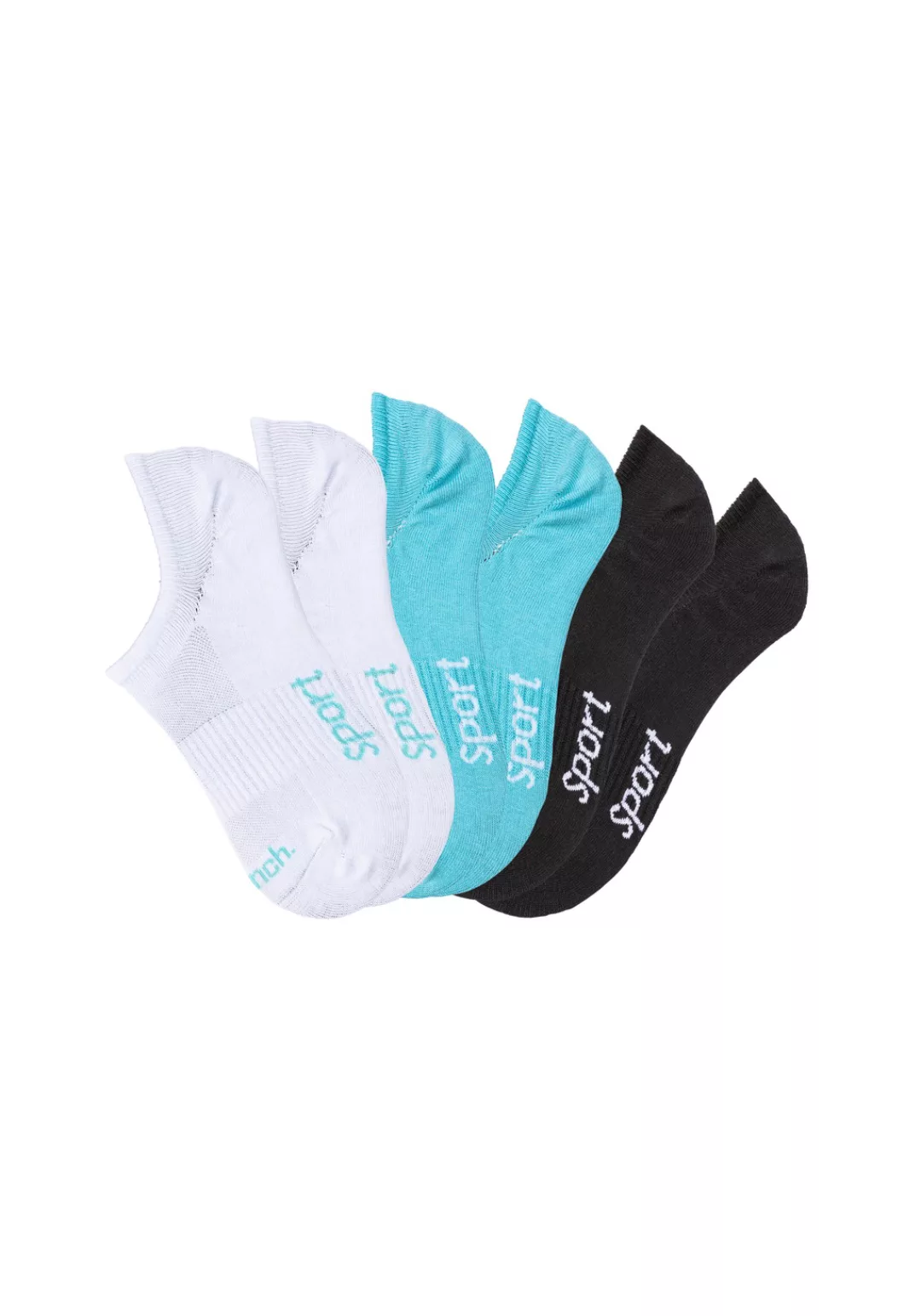 Bench. Sneakersocken "invisible", (Packung, 6 Paar), nicht sichtbar in Snea günstig online kaufen