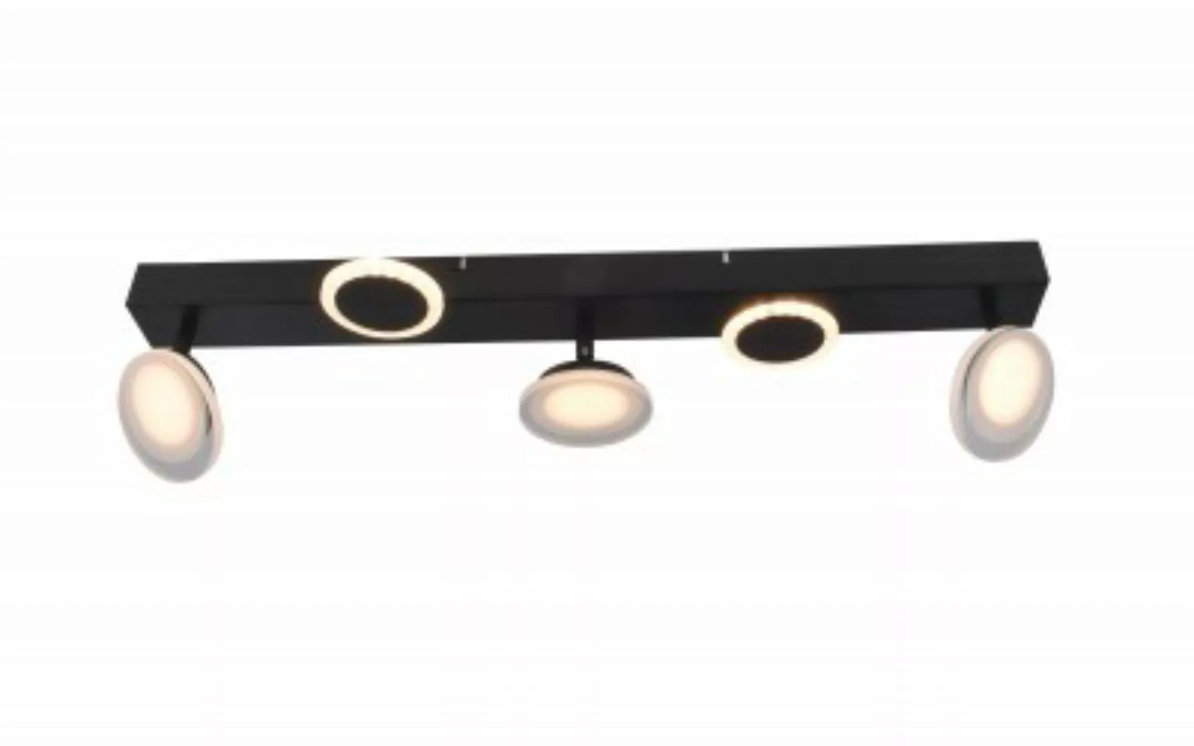 BRILLIANT MERIZA LED Deckenstrahler 70 cm Metall / Kunststoff Schwarz 3-Fla günstig online kaufen