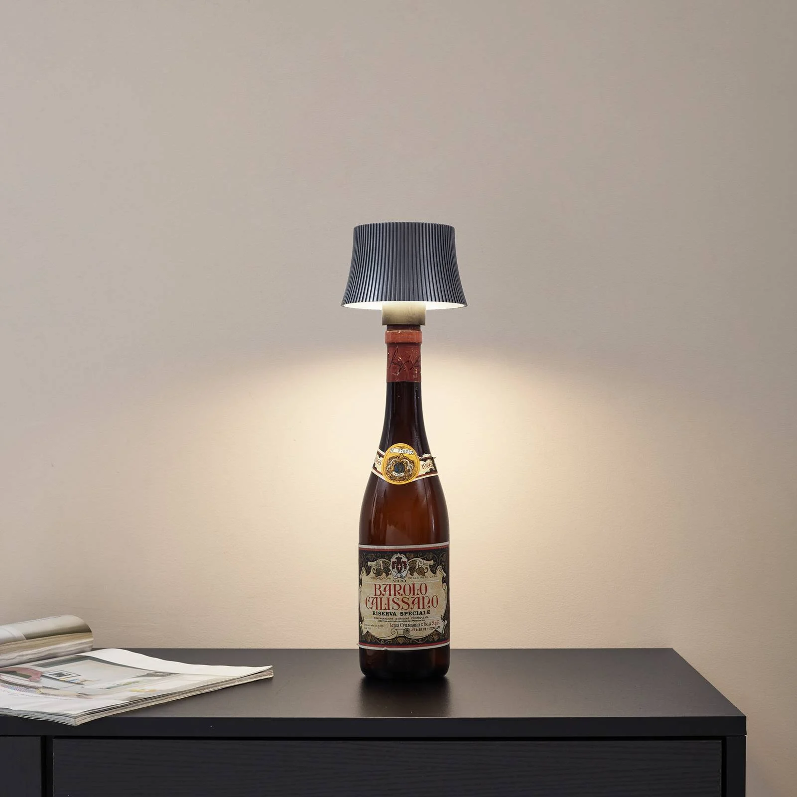 Lindby LED-Akkutischleuchte Linor, rauchgrau, USB, dimmbar günstig online kaufen