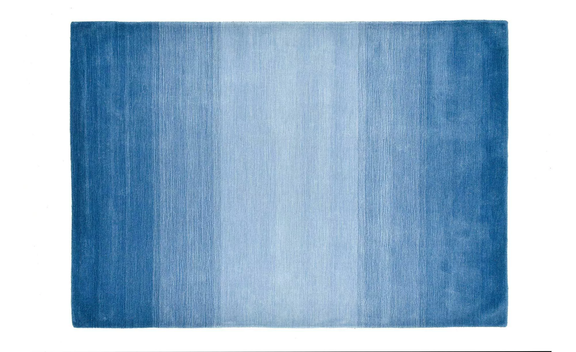 THEKO Wollteppich  Wool Comfort ¦ blau ¦ Wolle ¦ Maße (cm): B: 160 H: 1,4 T günstig online kaufen