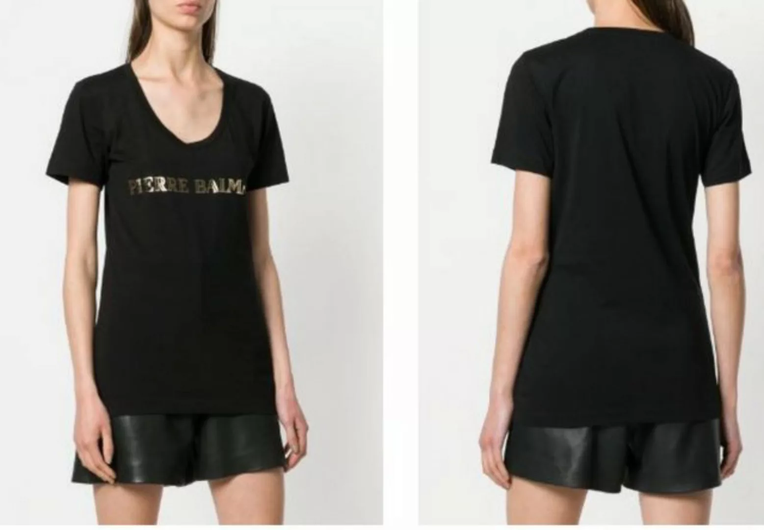 Balmain T-Shirt PIERRE BALMAIN ICONIC CULT ROCK LOGO BRAND LOGOSHIRT SHIRT günstig online kaufen