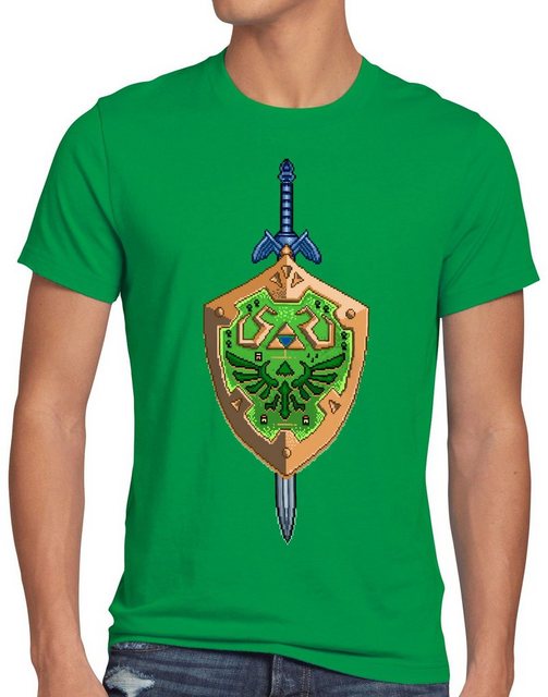 style3 T-Shirt Hyrule Pixel switch link 3ds zelda link nintendo günstig online kaufen