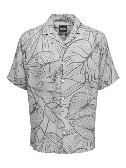 ONLY & SONS Kurzarmhemd Hemd mit Resort Kragen lässig und bequem 7346 in He günstig online kaufen