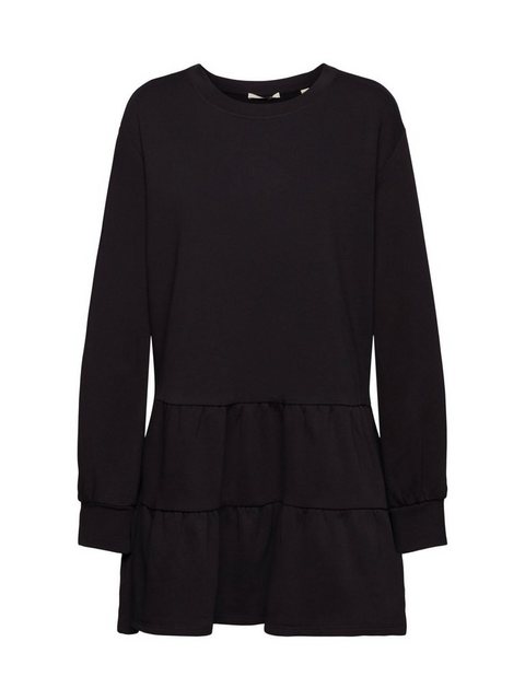 edc by Esprit Minikleid Mini-Sweatshirt-Kleid mit Rüschen günstig online kaufen