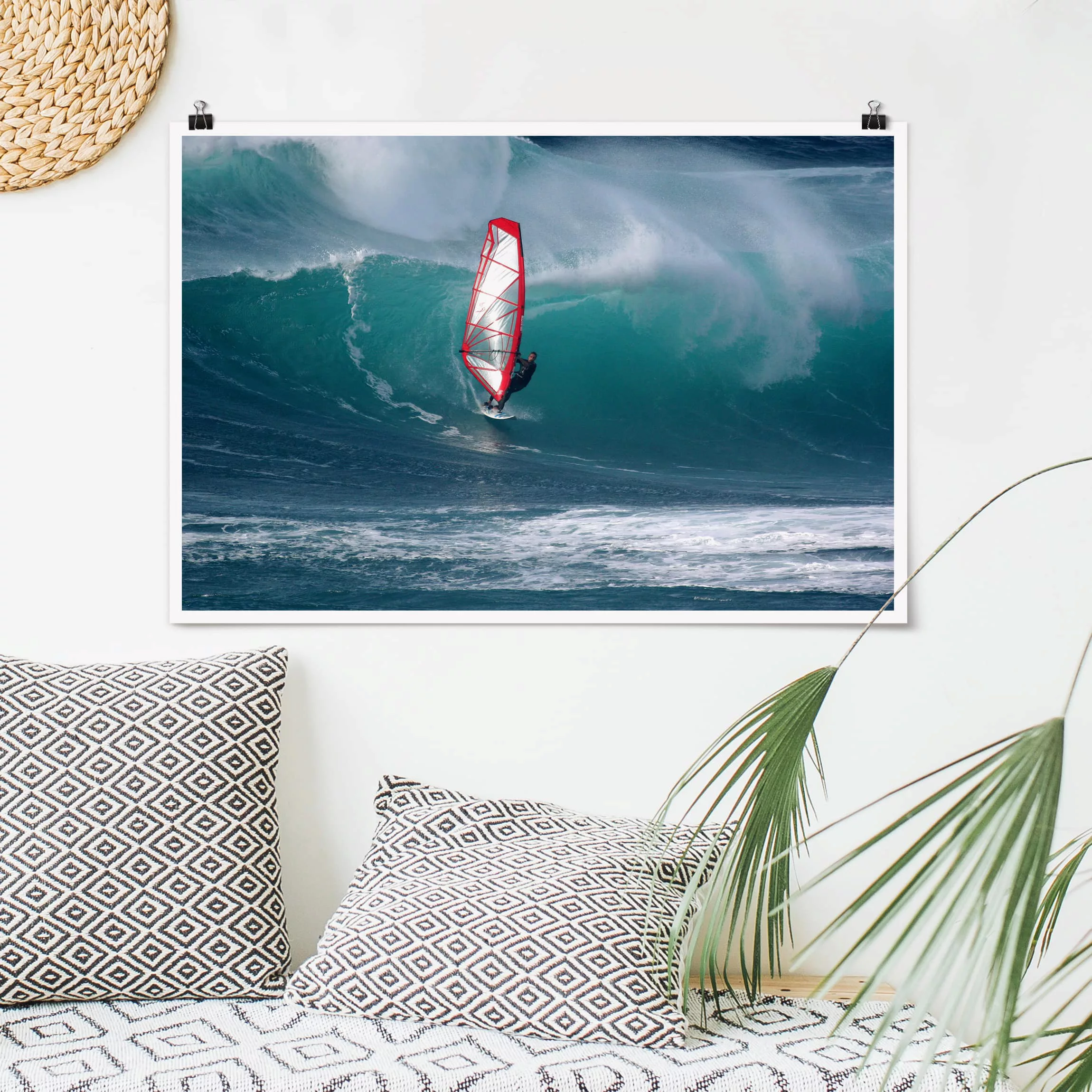 Poster Portrait - Querformat The Surfer günstig online kaufen