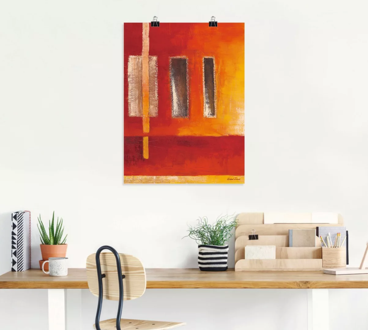 Artland Wandbild »Felder I - Abstrakt«, Muster, (1 St.) günstig online kaufen