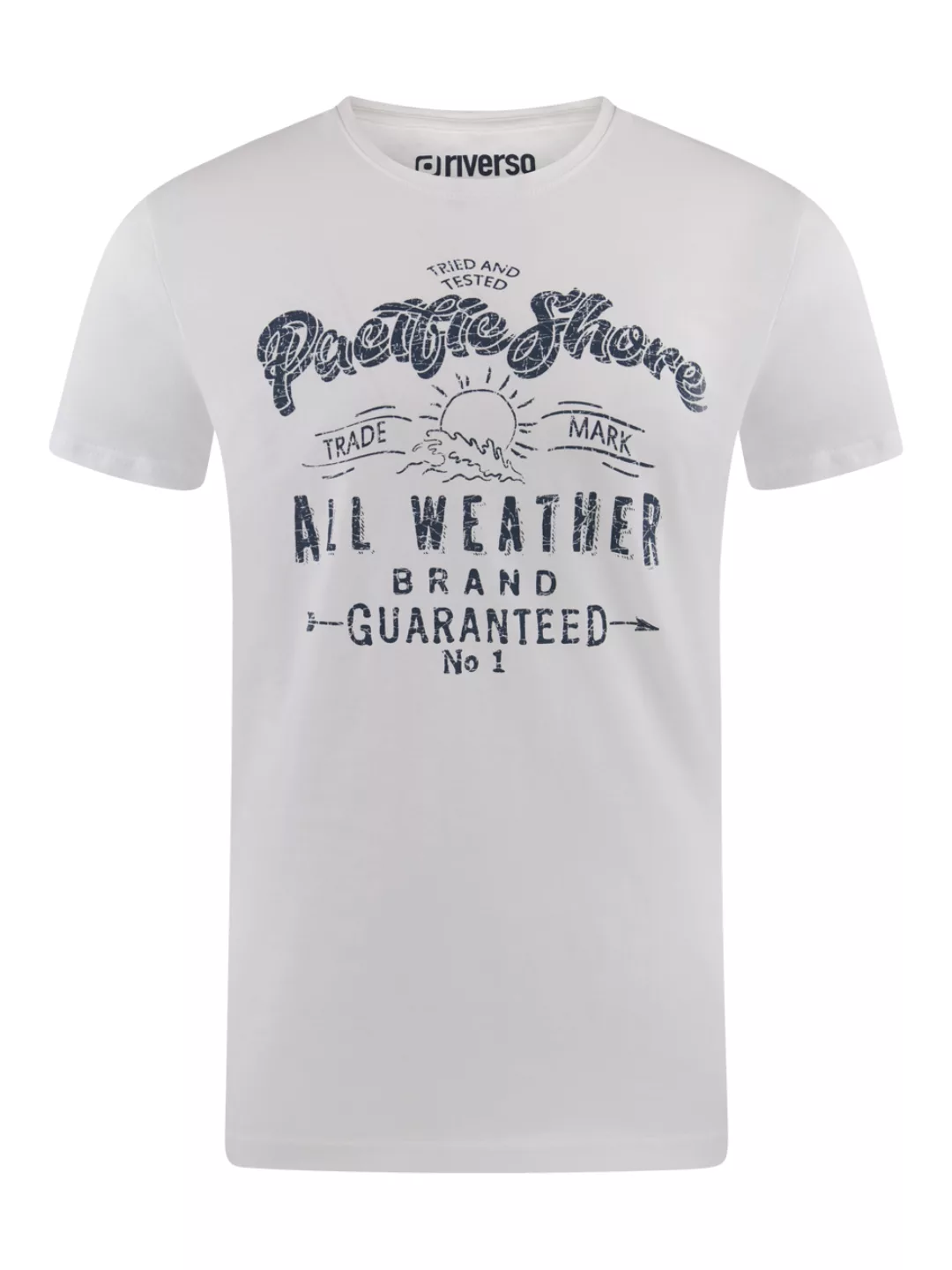 riverso Tshirt Herren Baumwolle Regular Fit RIVLeon günstig online kaufen