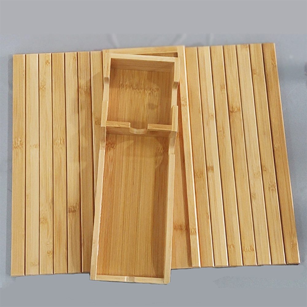 GarveeMore Küchenorganizer-Set Sofa Arm Tablett, Holz günstig online kaufen